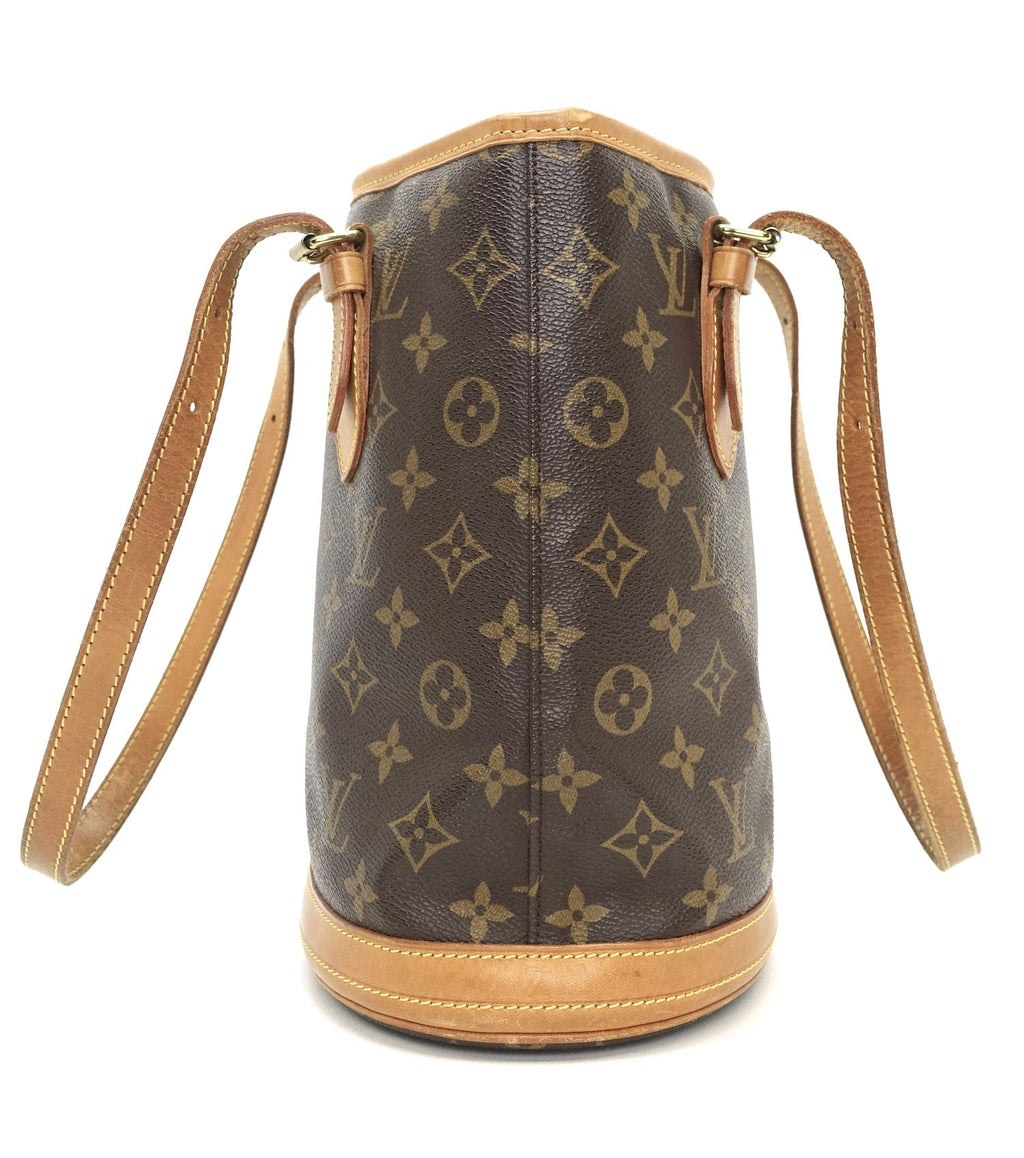 Louis Vuitto Petit Bucket Monogram Canvas Tote Bag