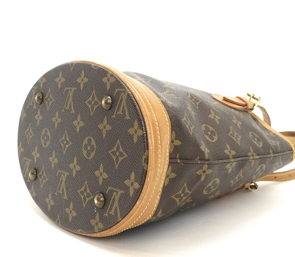 Louis Vuitto Petit Bucket Monogram Canvas Tote Bag