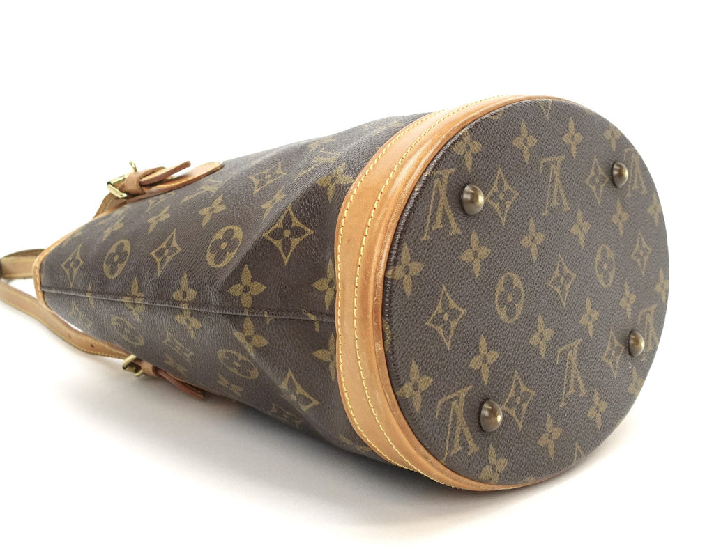 Louis Vuitto Petit Bucket Monogram Canvas Tote Bag