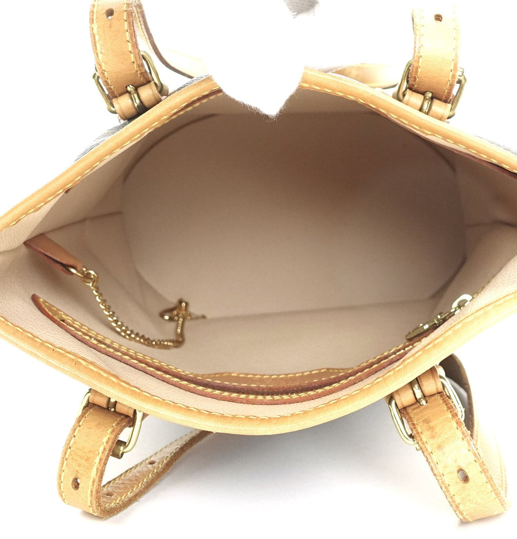 Louis Vuitto Petit Bucket Monogram Canvas Tote Bag