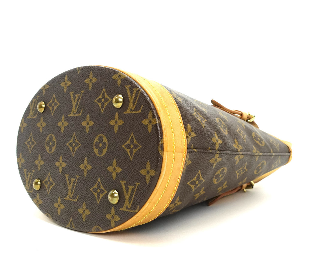 Louis Vuitto Petit Bucket Monogram Canvas Tote Bag