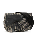 Dior Saddle Oblique Canvas Leather 2way Bag