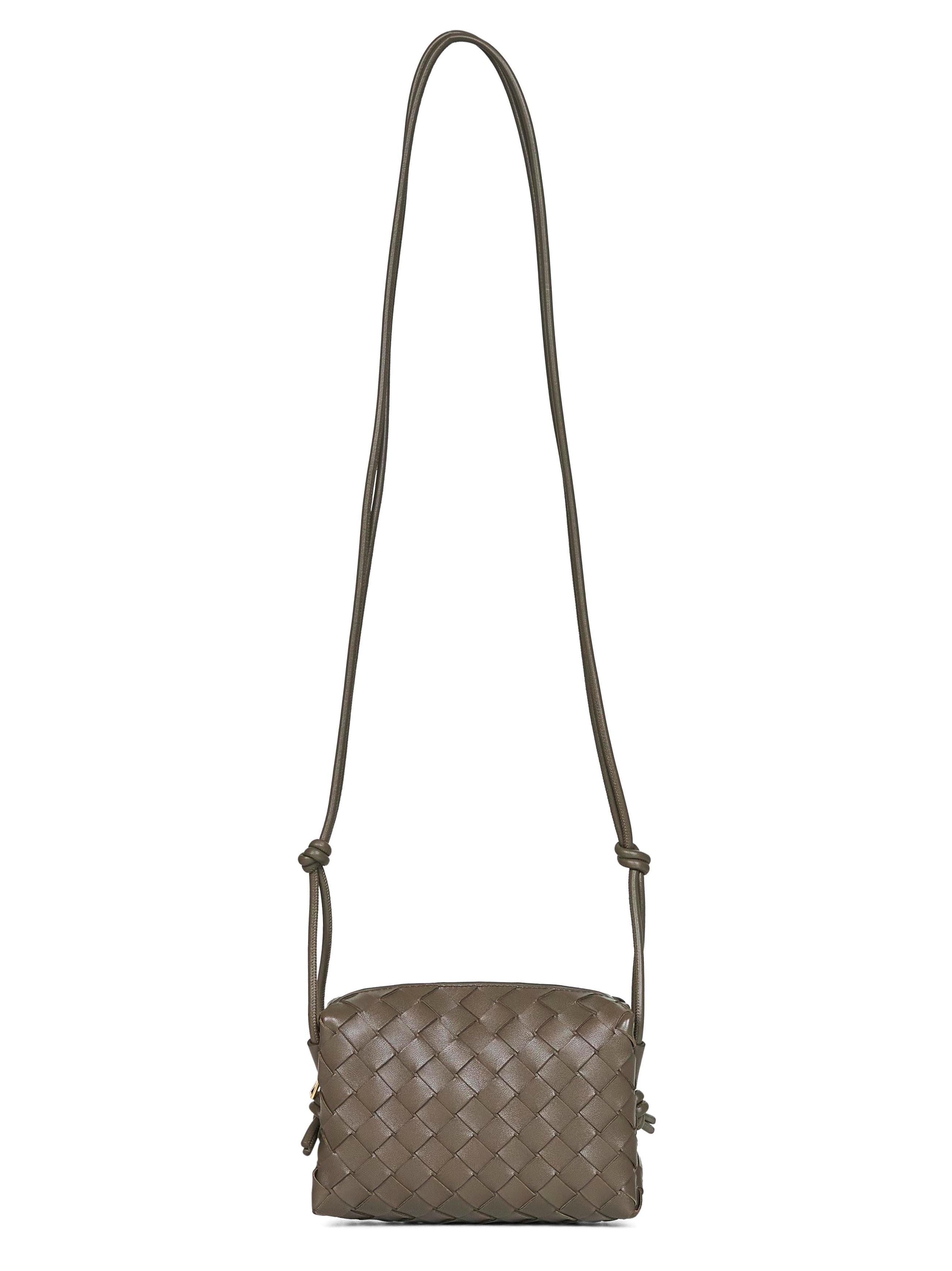 Bottega Veneta Women Loop Mini Leather Crossbody Bag