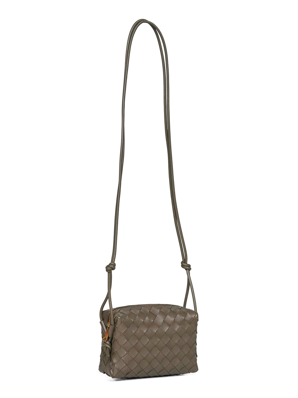 Bottega Veneta Women Loop Mini Leather Crossbody Bag