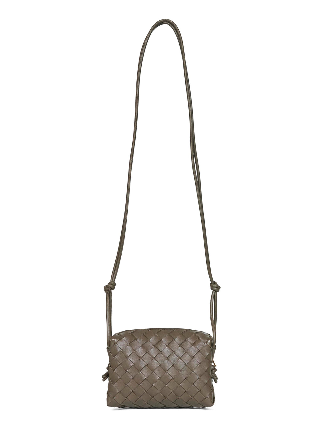 Bottega Veneta Women Loop Mini Leather Crossbody Bag