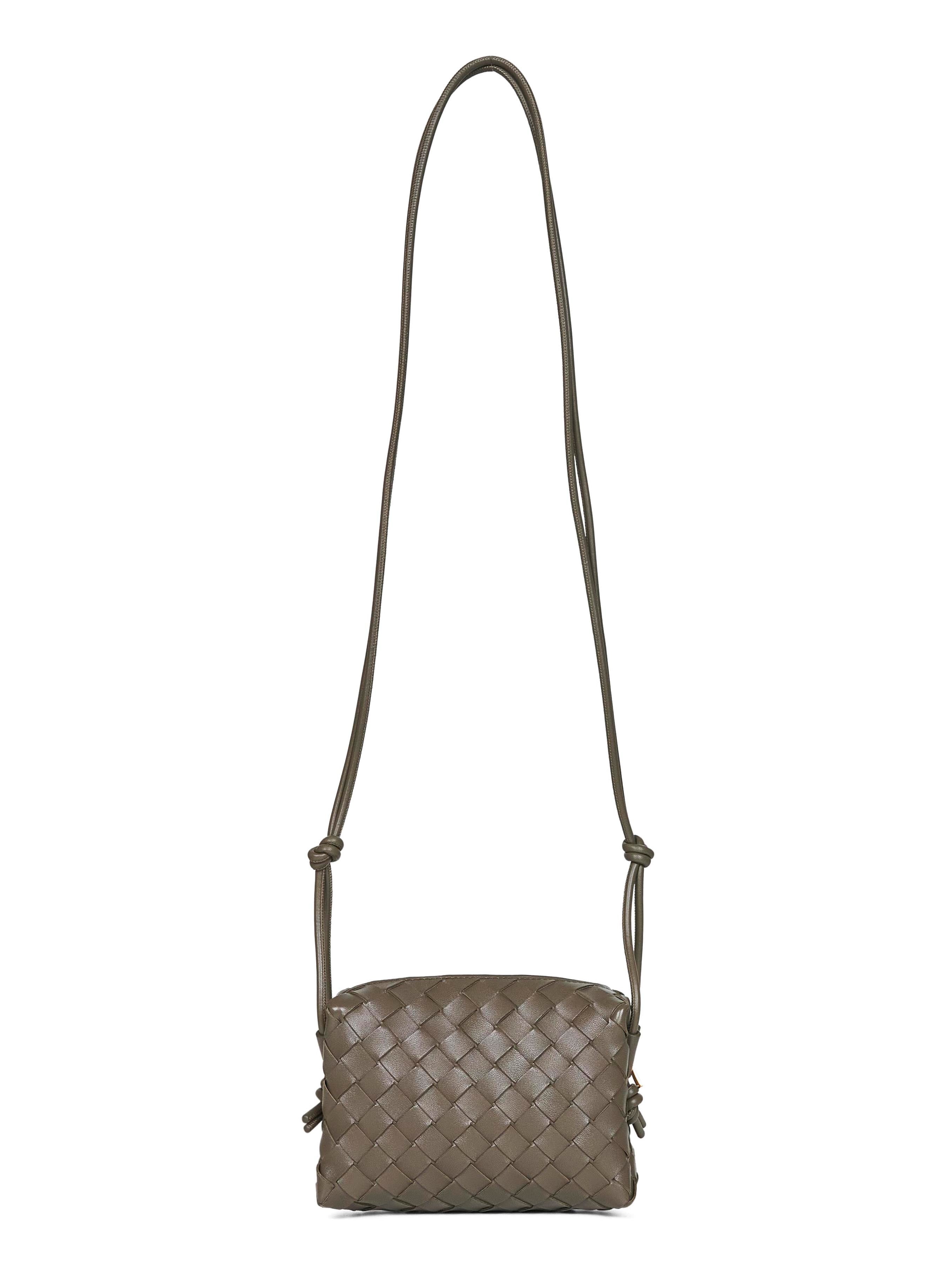 Bottega Veneta Women Loop Mini Leather Crossbody Bag