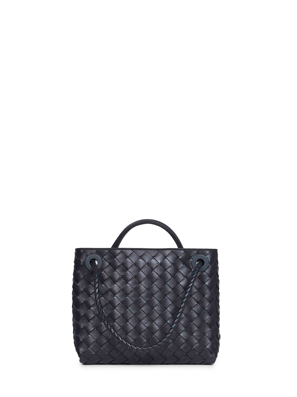 Bottega Veneta Women Midnight Small Andiamo Top Handle Bag