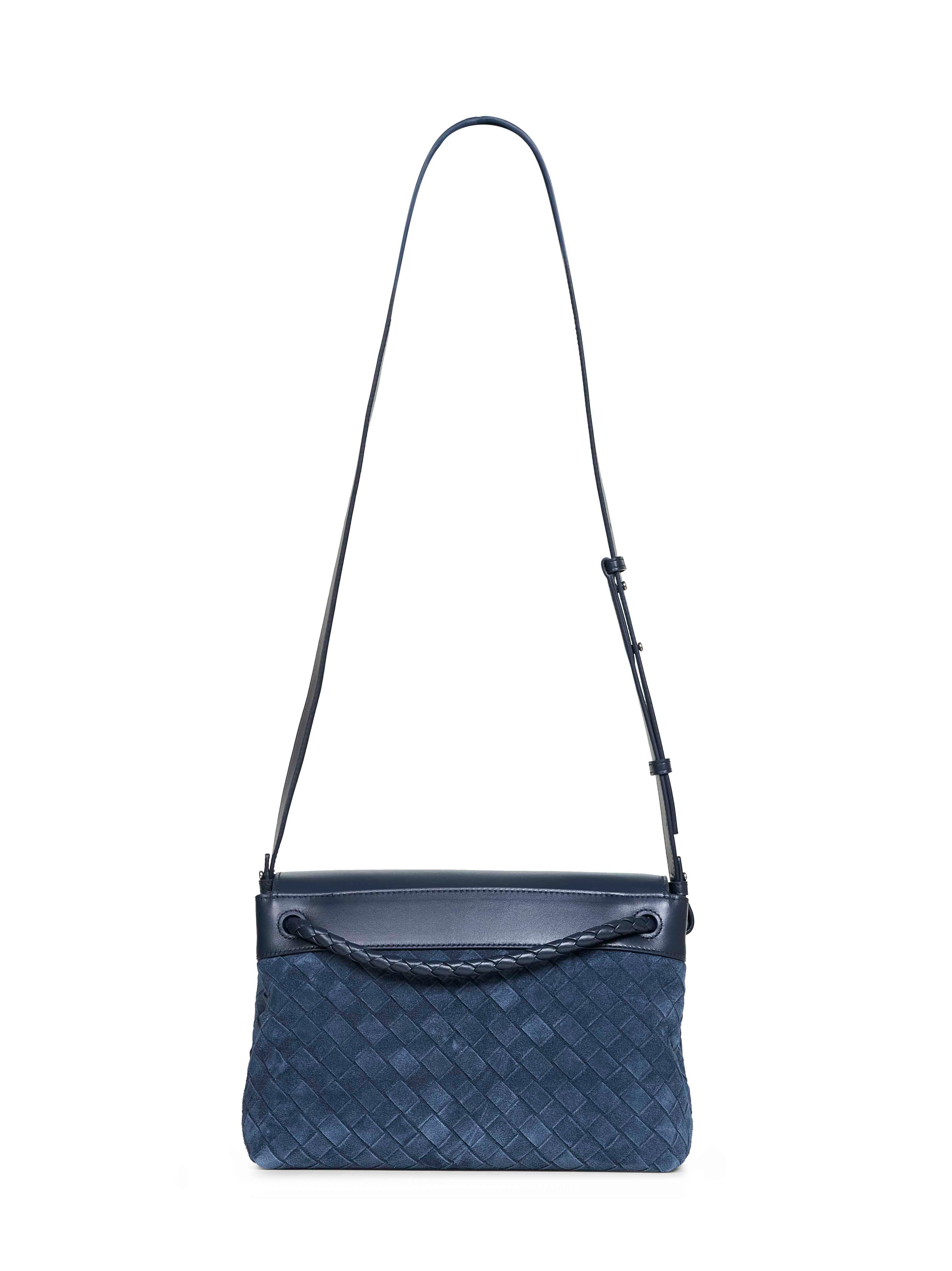 Bottega Veneta Men Neptune Small Andiamo Messenger Shoulder Bag