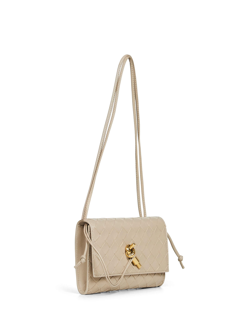Bottega Veneta Women Ecru Andiamo Pouch