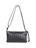 Bottega Veneta Women Black "Andiamo" Double Pouch Crossbody Bag
