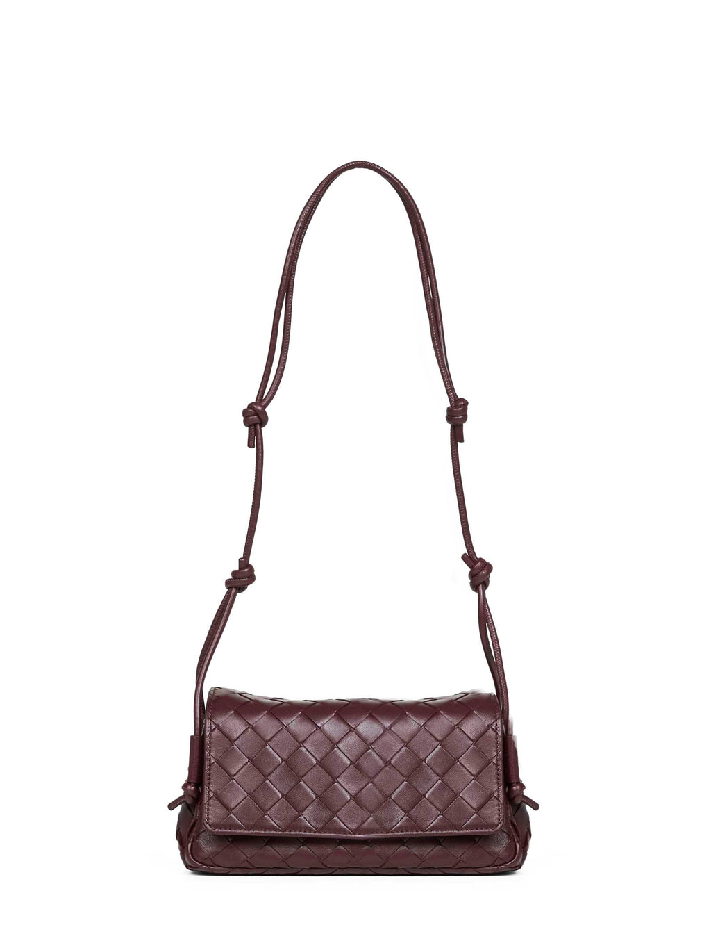 Bottega Veneta Women Deep Mahogany Notturno Crossbody Bag