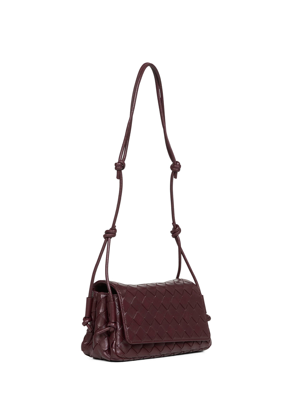Bottega Veneta Women Deep Mahogany Notturno Crossbody Bag