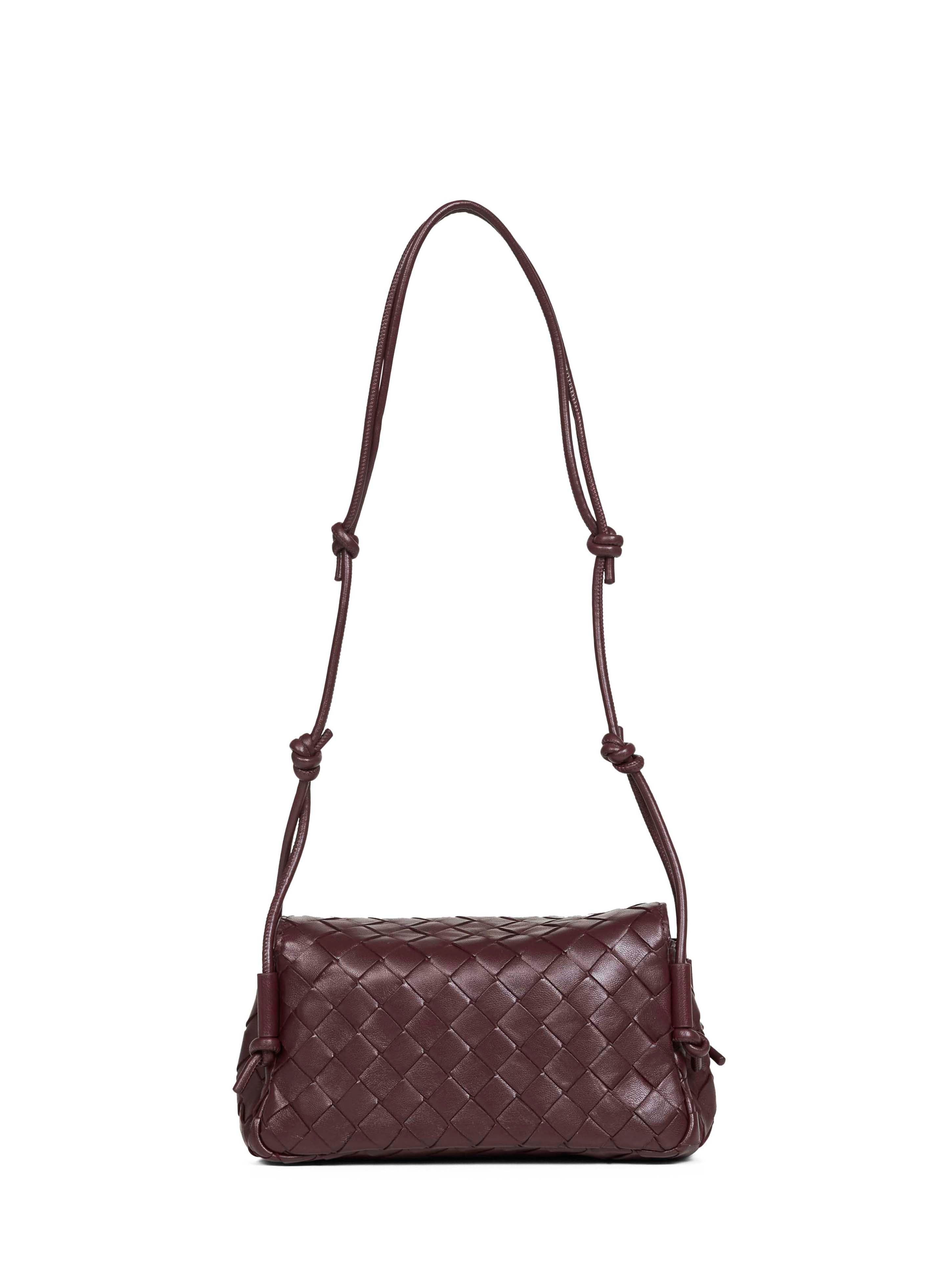 Bottega Veneta Women Deep Mahogany Notturno Crossbody Bag