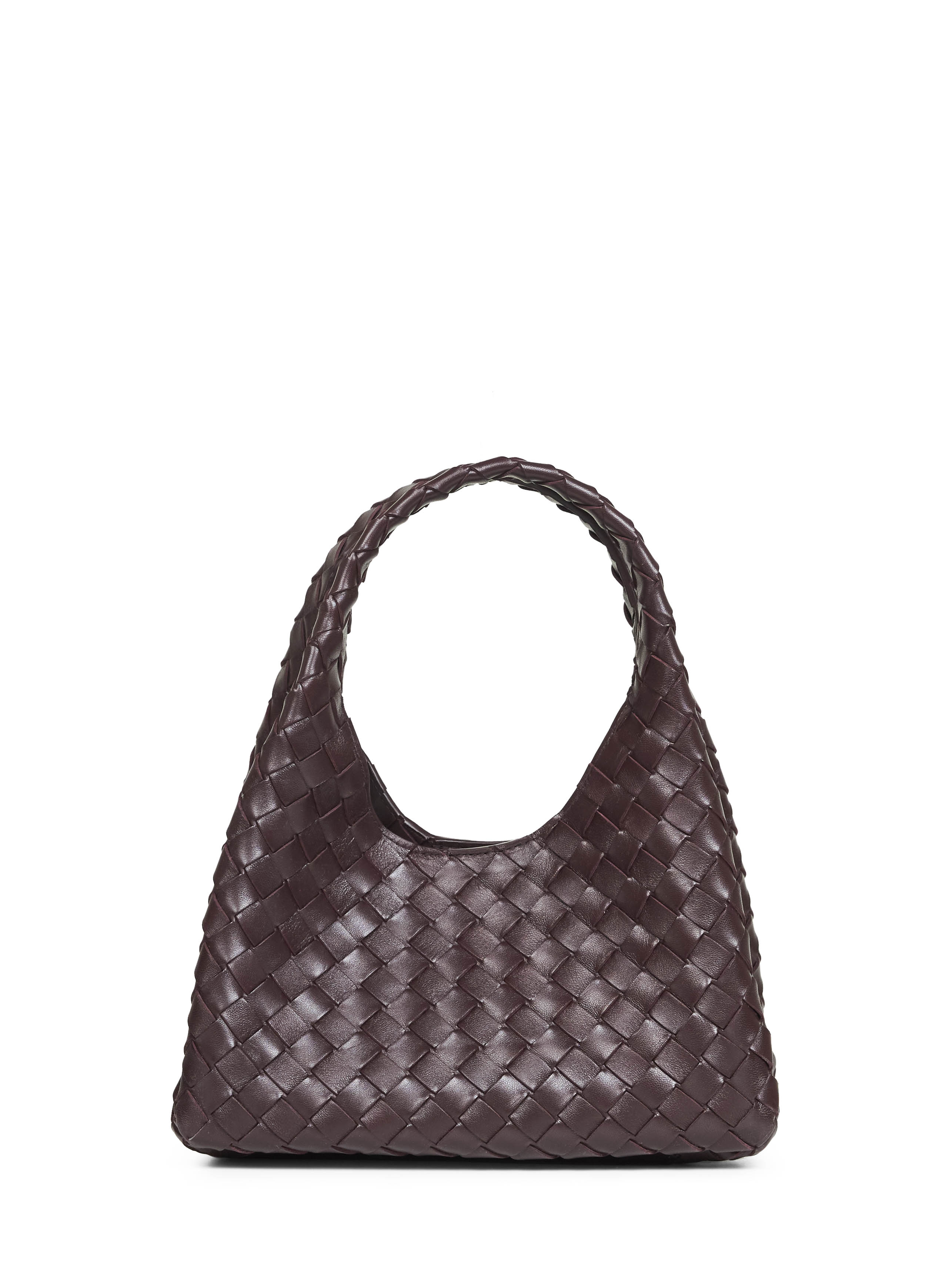 Bottega Veneta Women Dark Barolo Small Campana Shoulder Bag