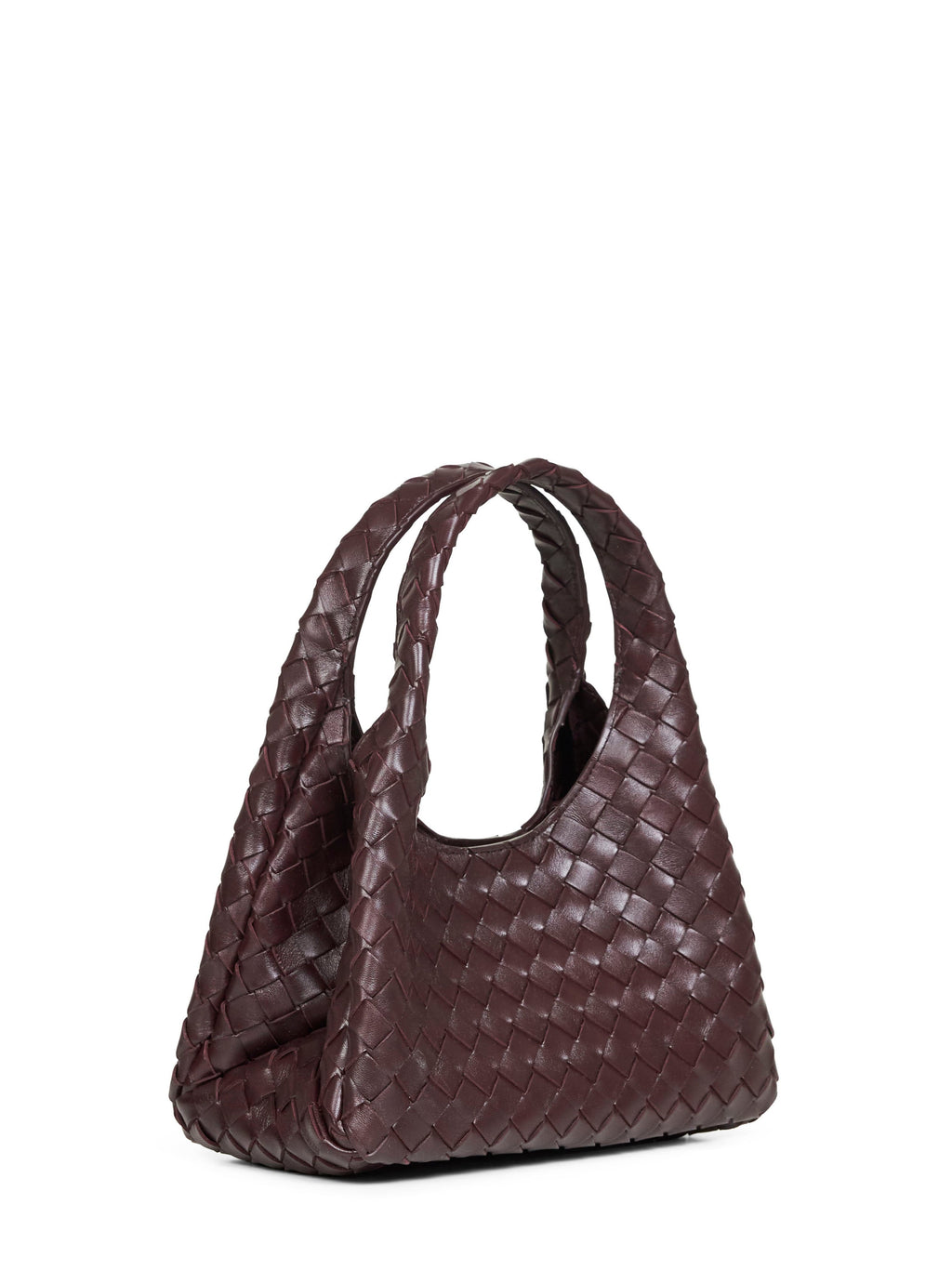 Bottega Veneta Women Dark Barolo Small Campana Shoulder Bag