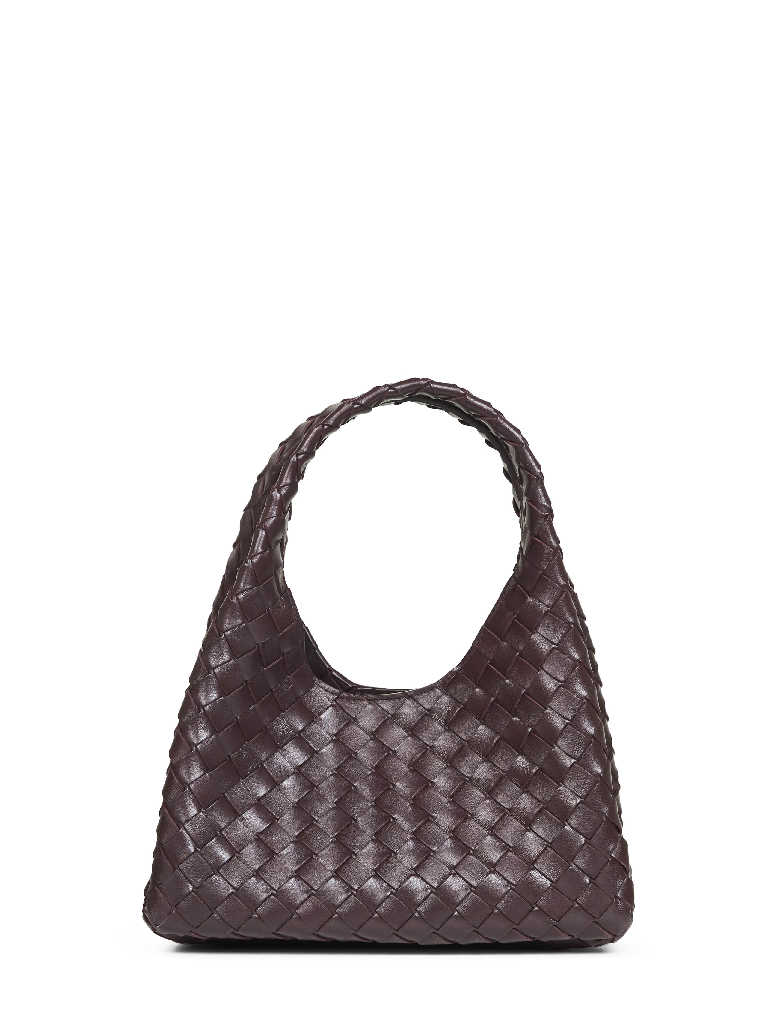 Bottega Veneta Women Dark Barolo Small Campana Shoulder Bag