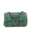 Chanel Matelasse20 Tweed Leather Shoulder Bag