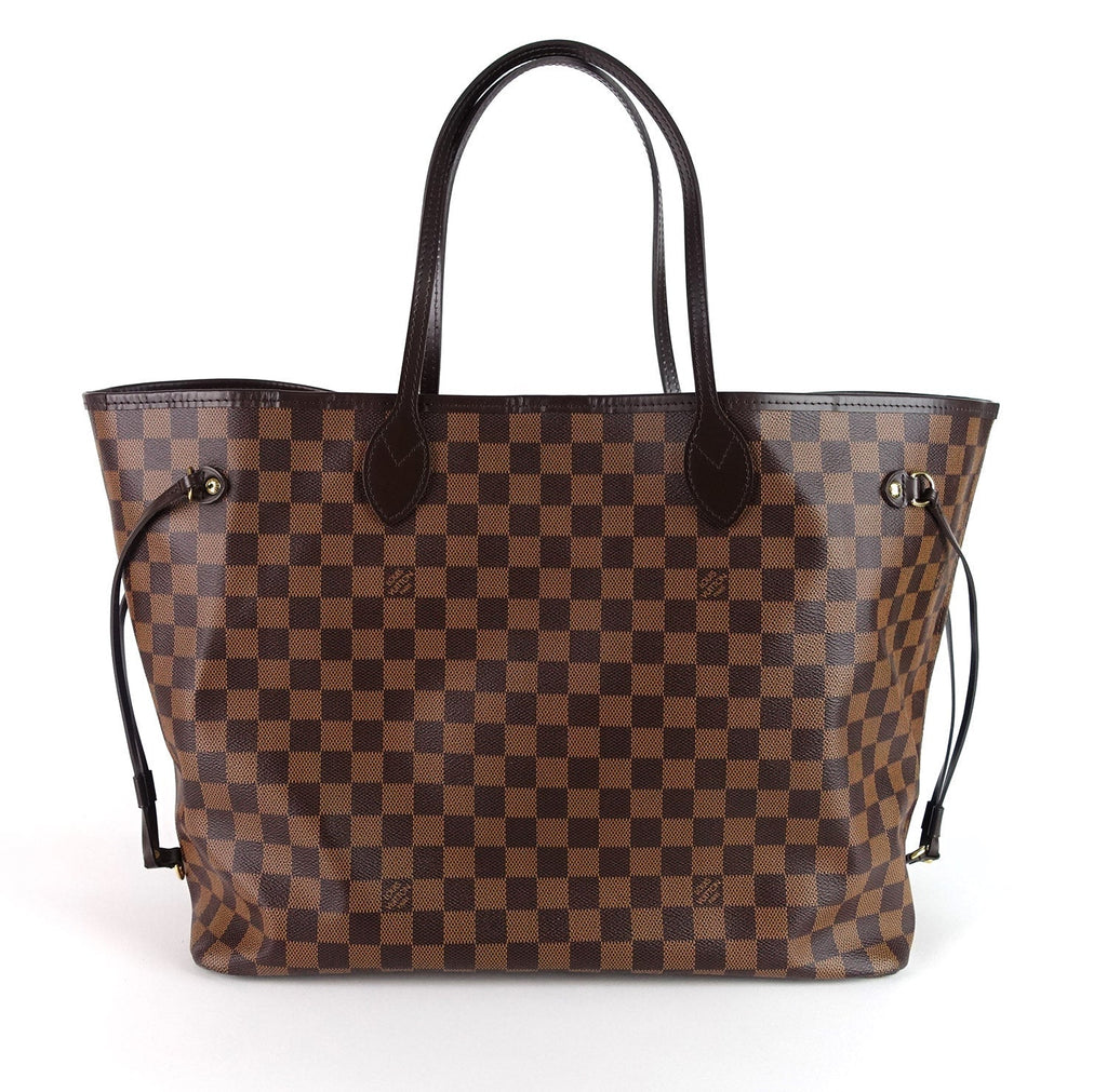 Louis Vuitto Neverfull GM Damier Ebène Canvas Tote Bag