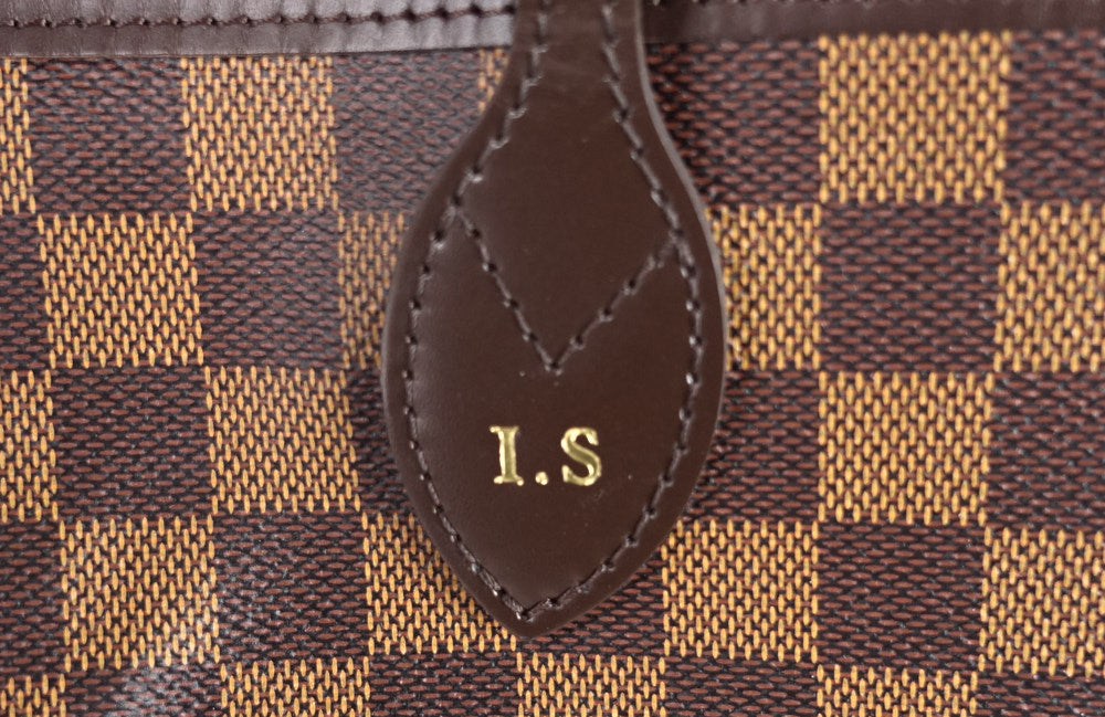 Louis Vuitto Neverfull GM Damier Ebène Canvas Tote Bag