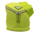 Prada 2VH147 Canvas Leather Shoulder Bag