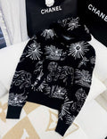 Chanel 2022 New Iconic CC Lions Hoodie