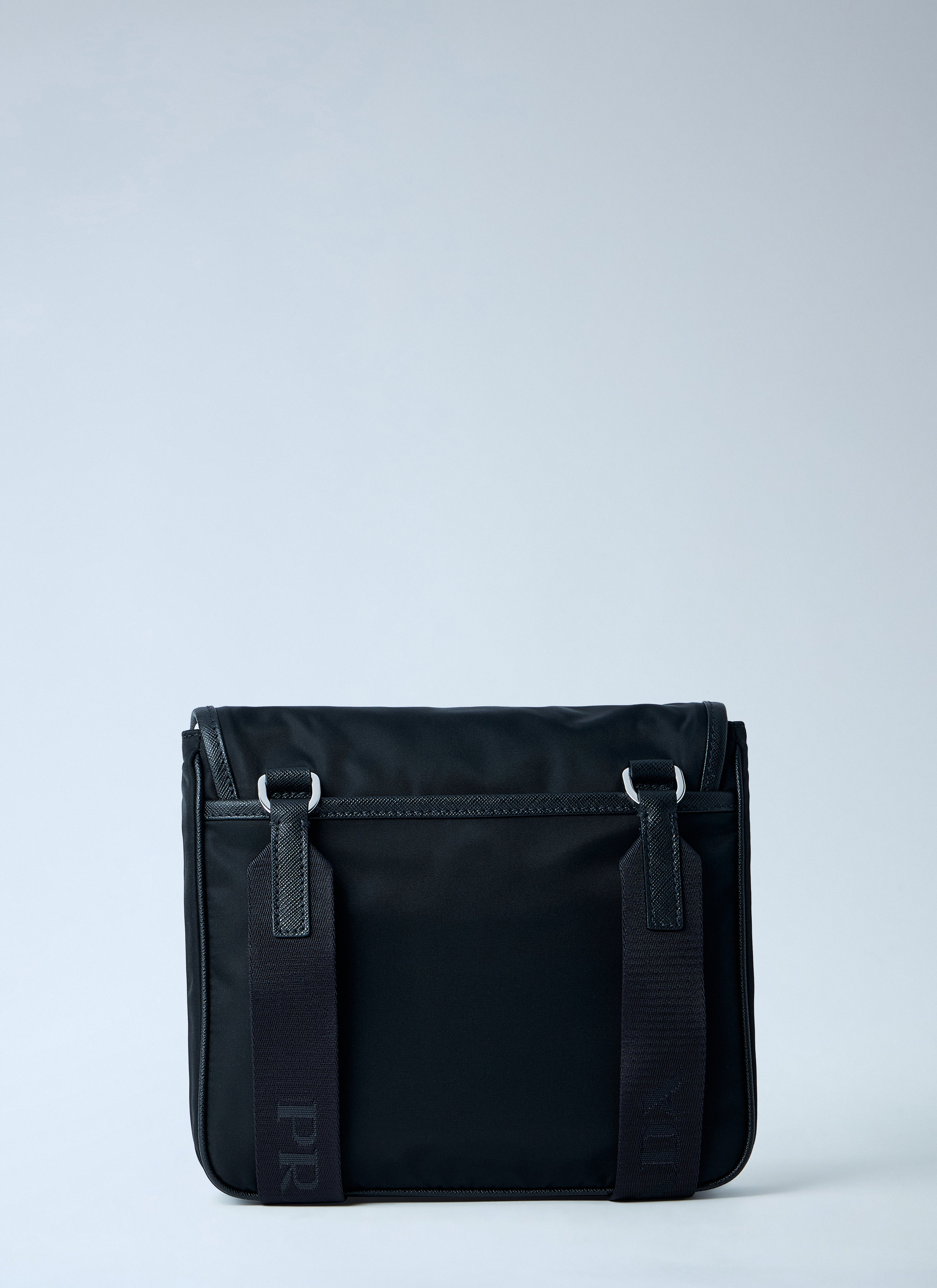 Prada Men Re-Nylon And Saffiano Leather Shoulder Bag