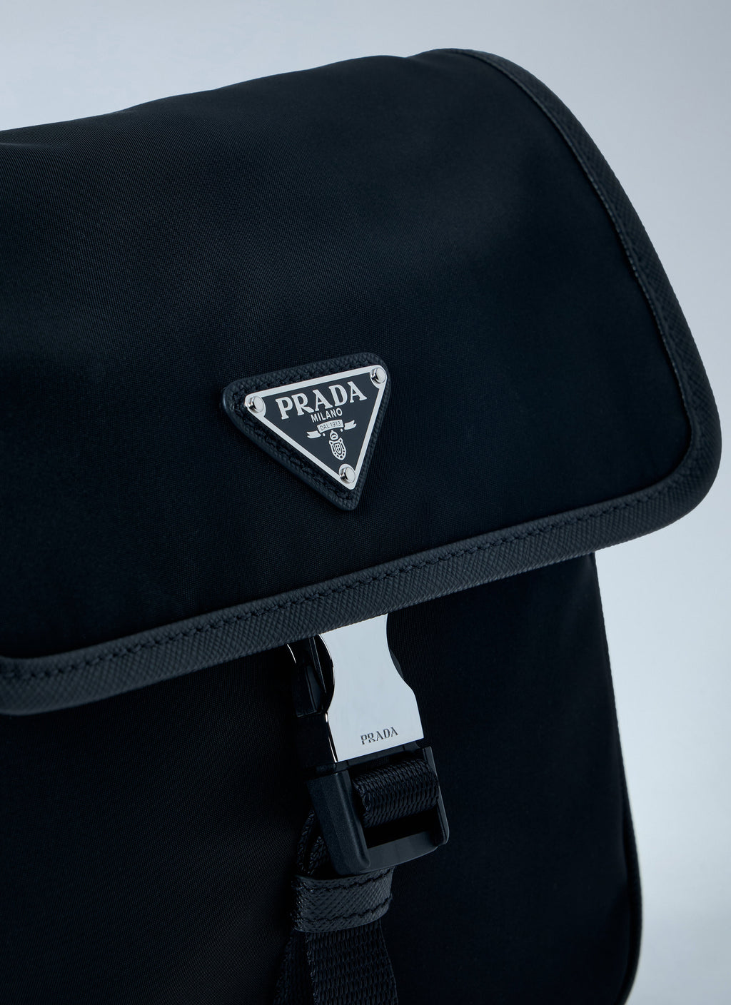 Prada Men Re-Nylon And Saffiano Leather Shoulder Bag
