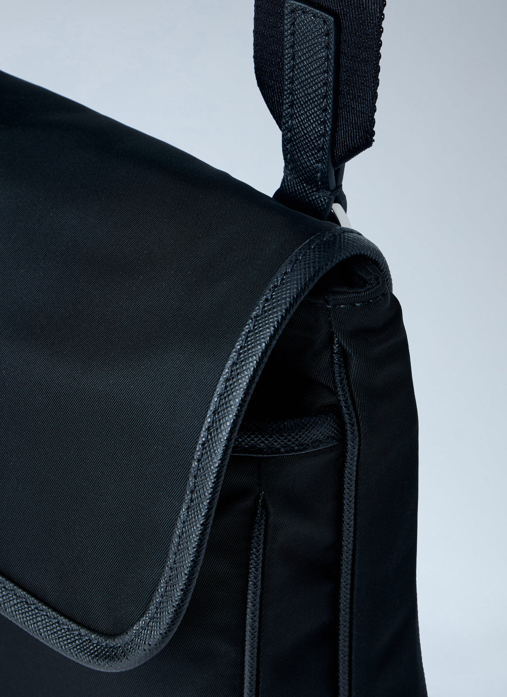 Prada Men Re-Nylon And Saffiano Leather Shoulder Bag