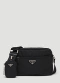 Prada Women Re-Nylon And Saffiano Leather Shoulder Bag