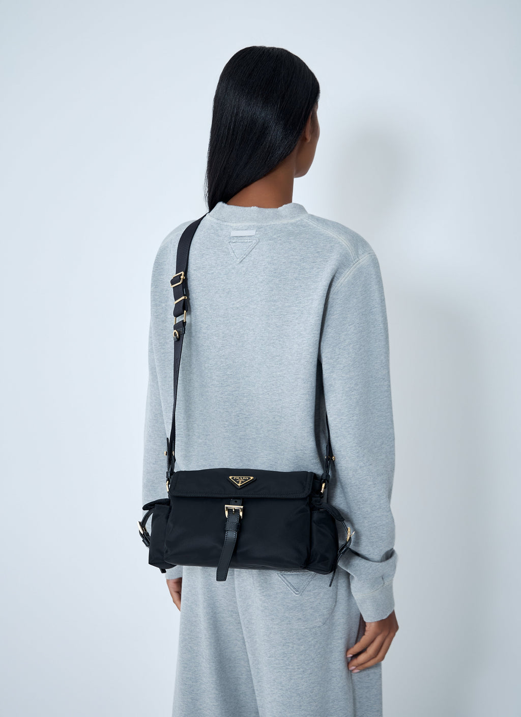 Prada Women Medium Re-Nylon Explore Shoulder Bag