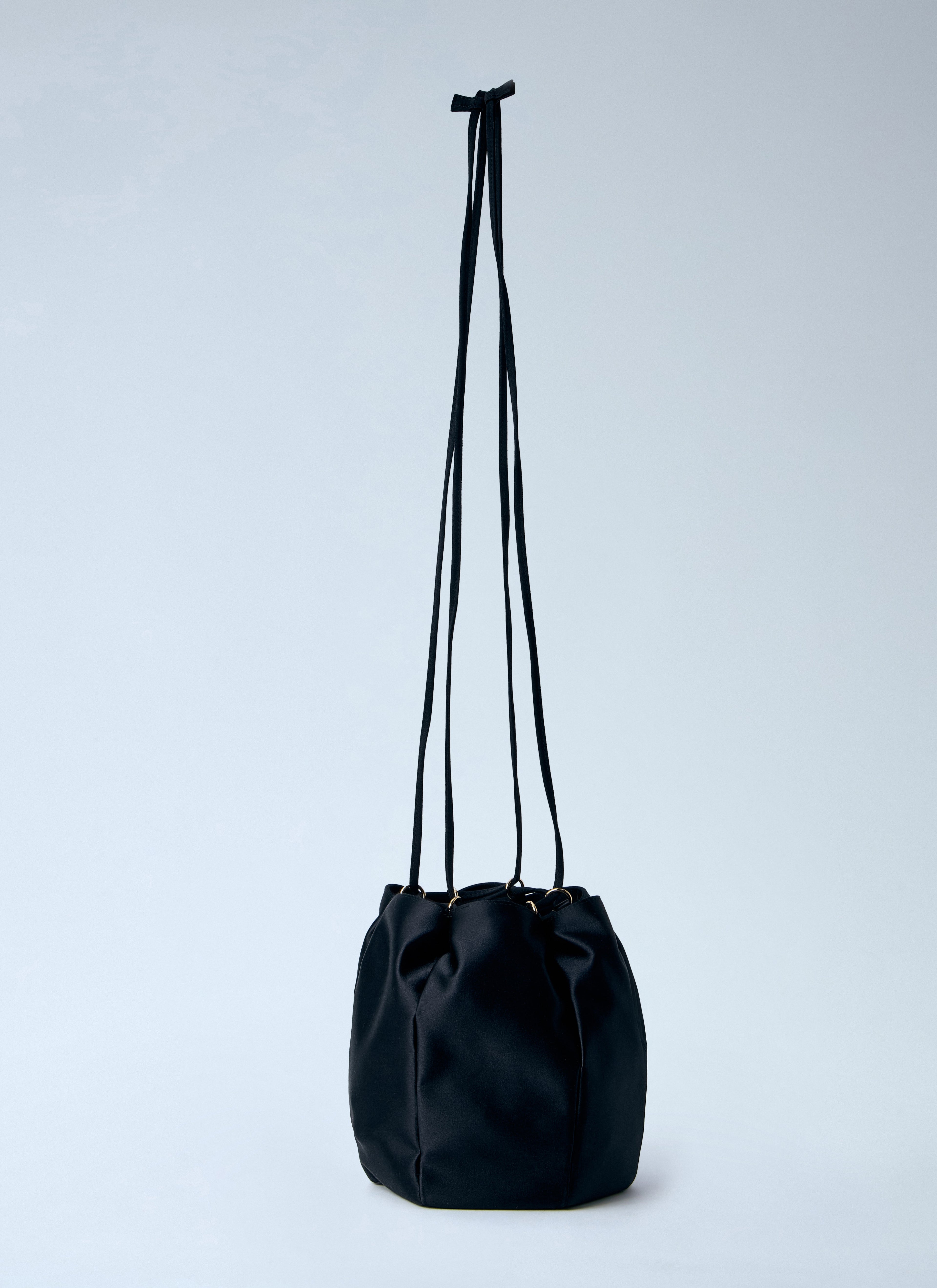 Prada Women Satin Mini Bucket Bag