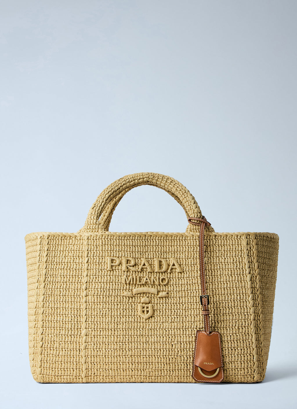 Prada Women Crochet Large Handbag