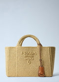 Prada Women Crochet Large Handbag