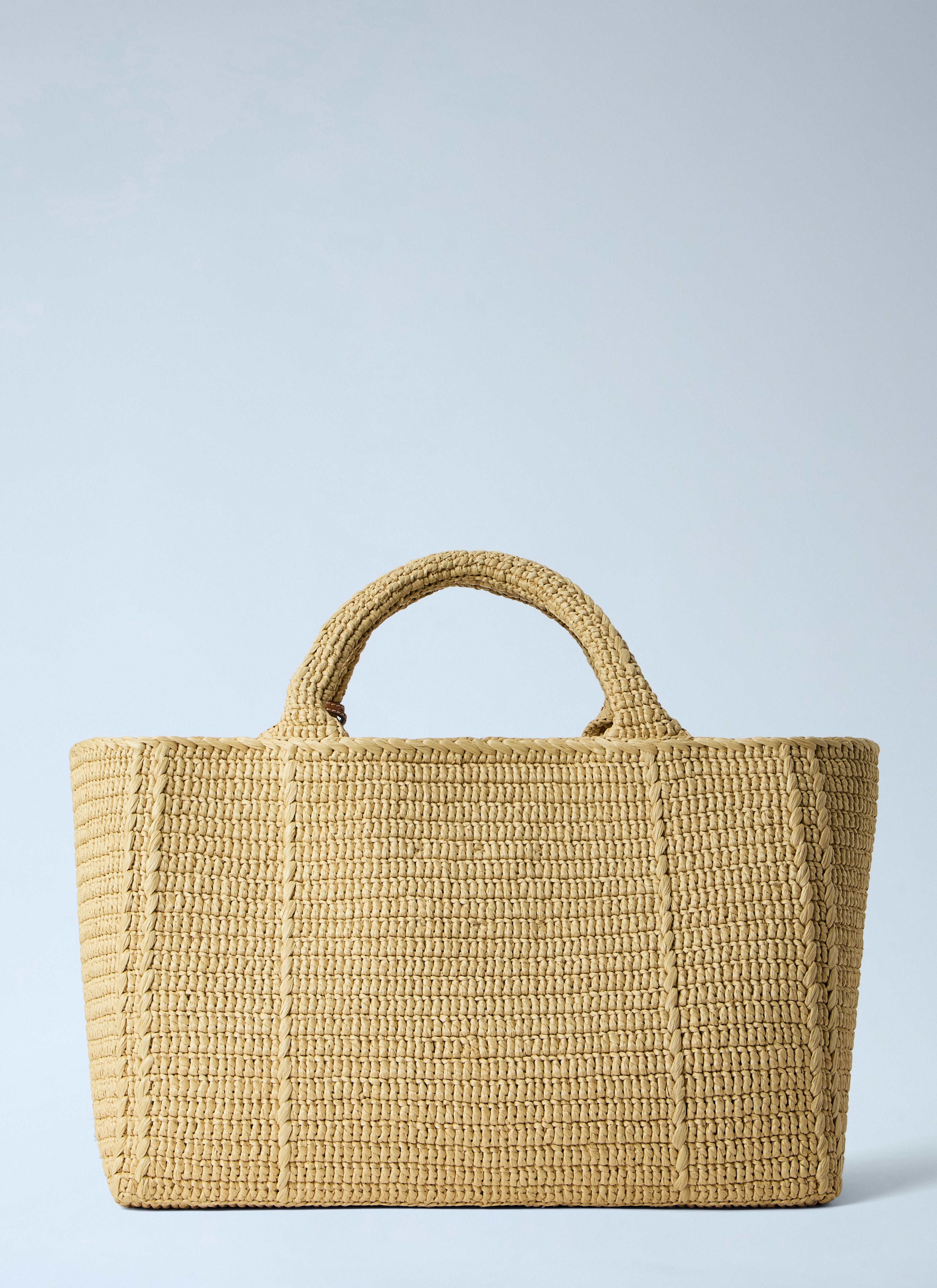 Prada Women Crochet Large Handbag