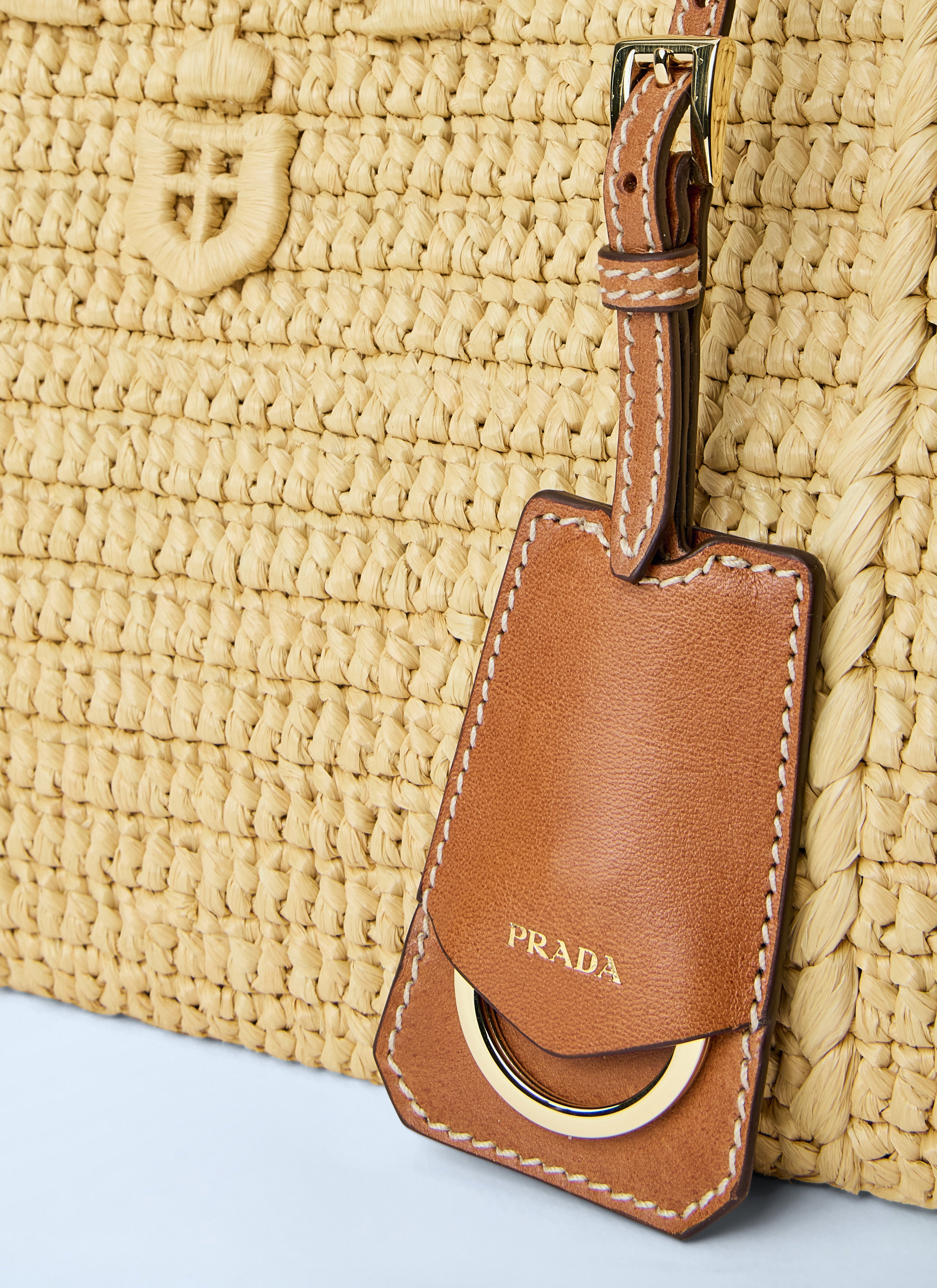 Prada Women Crochet Large Handbag