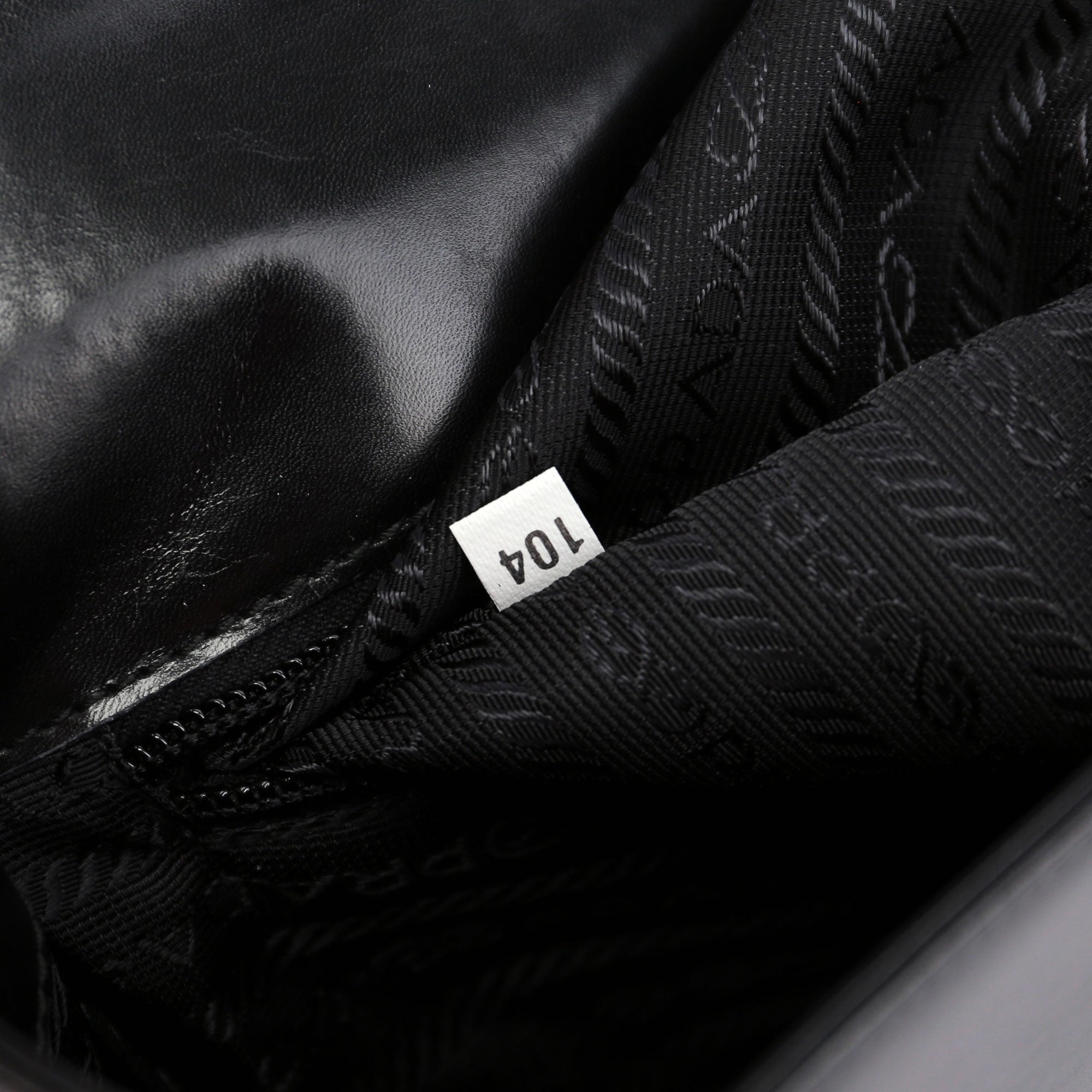 1990's Black Vitello Shoulder Bag