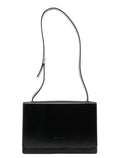 1990's Black Vitello Shoulder Bag