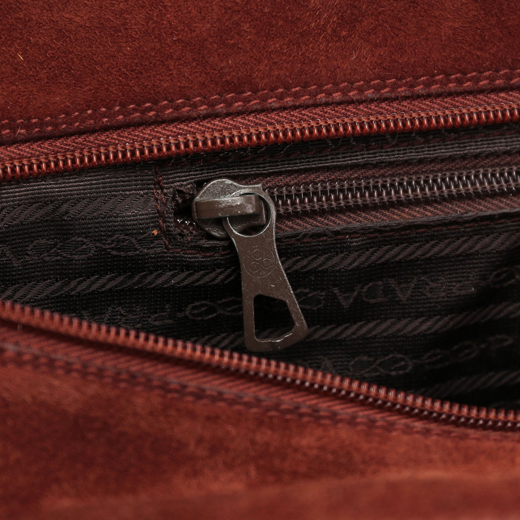 1990's Suede Wood Handle Bag