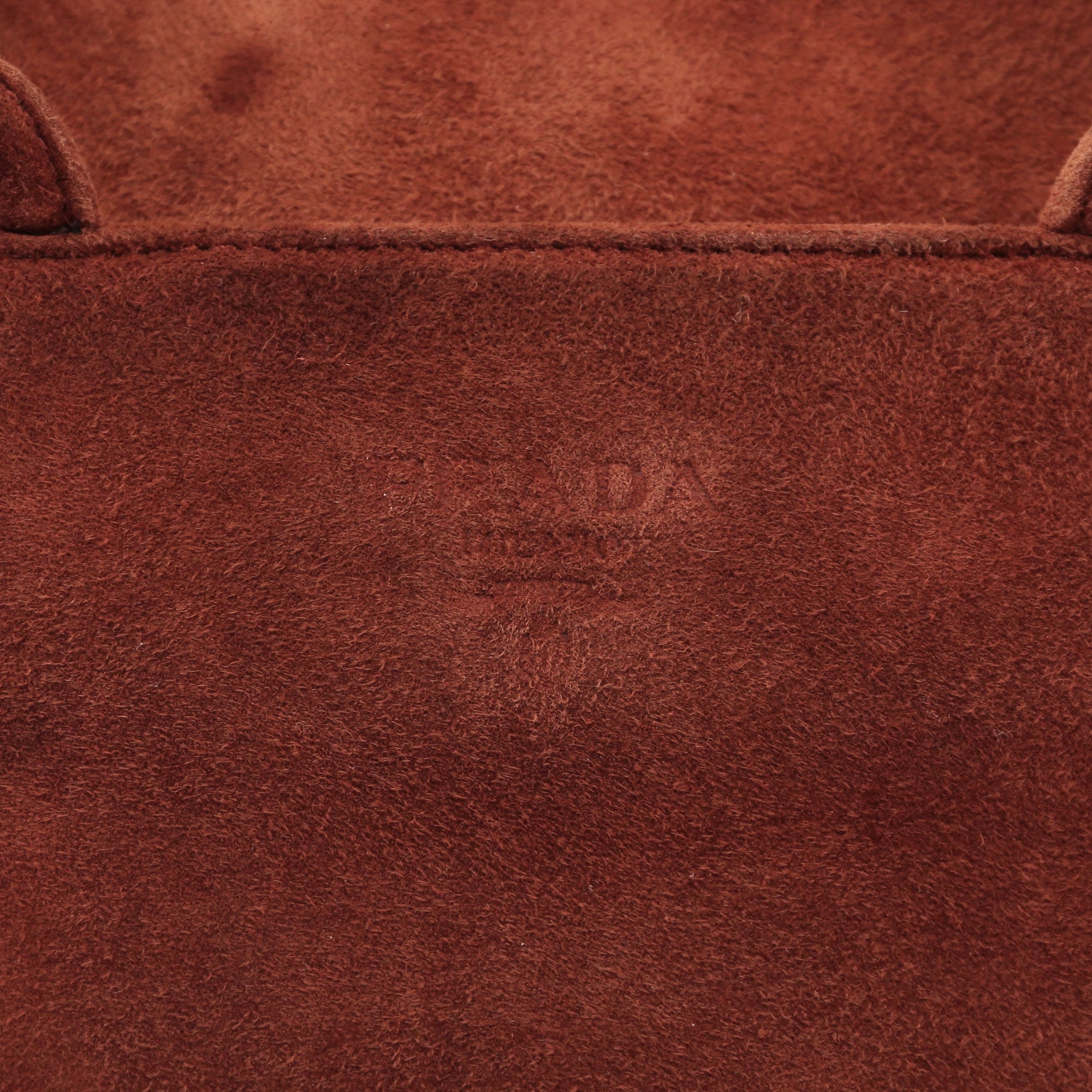1990's Suede Wood Handle Bag