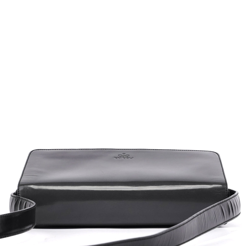 1995 Anthracite Spazzolato Shoulder Bag