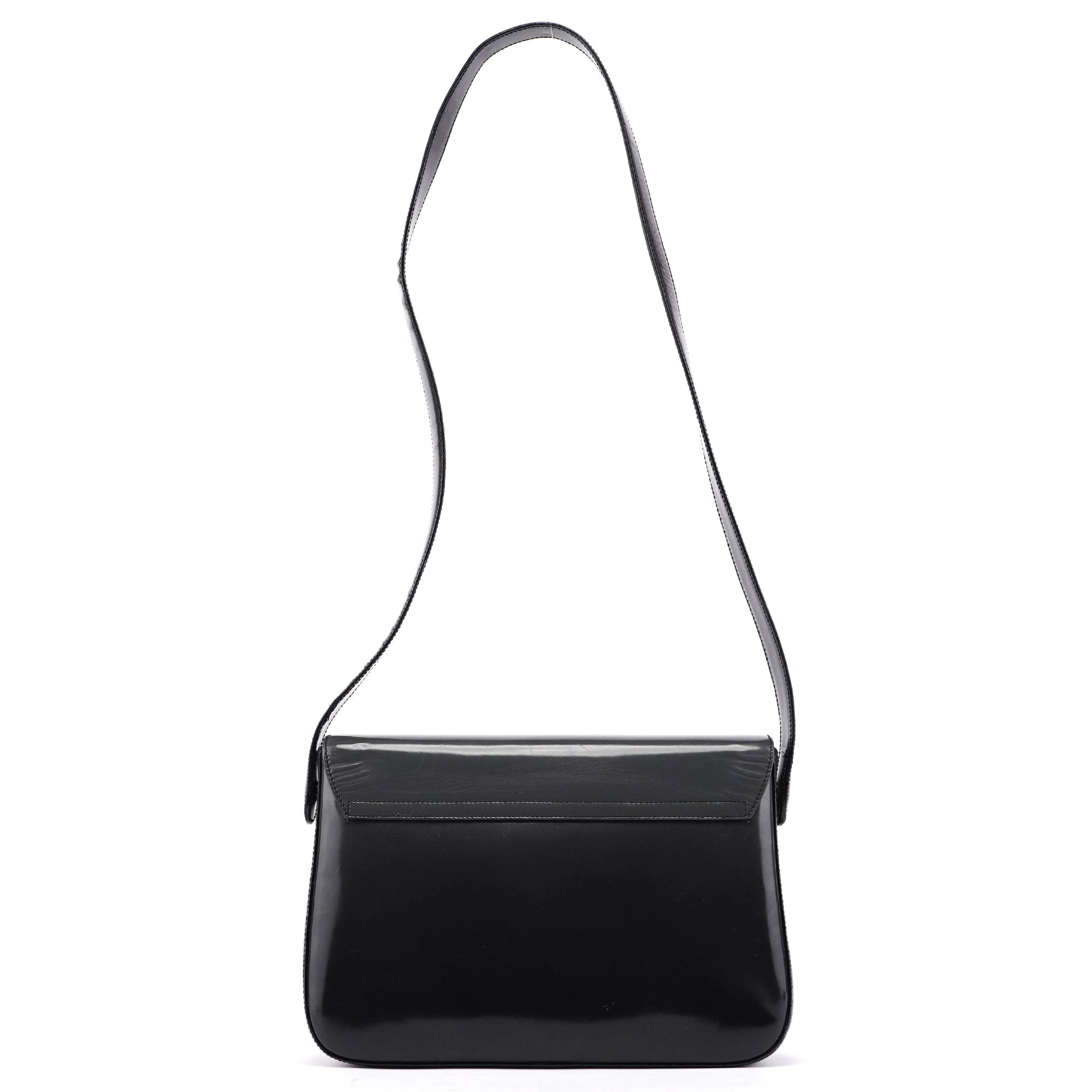 1995 Anthracite Spazzolato Shoulder Bag