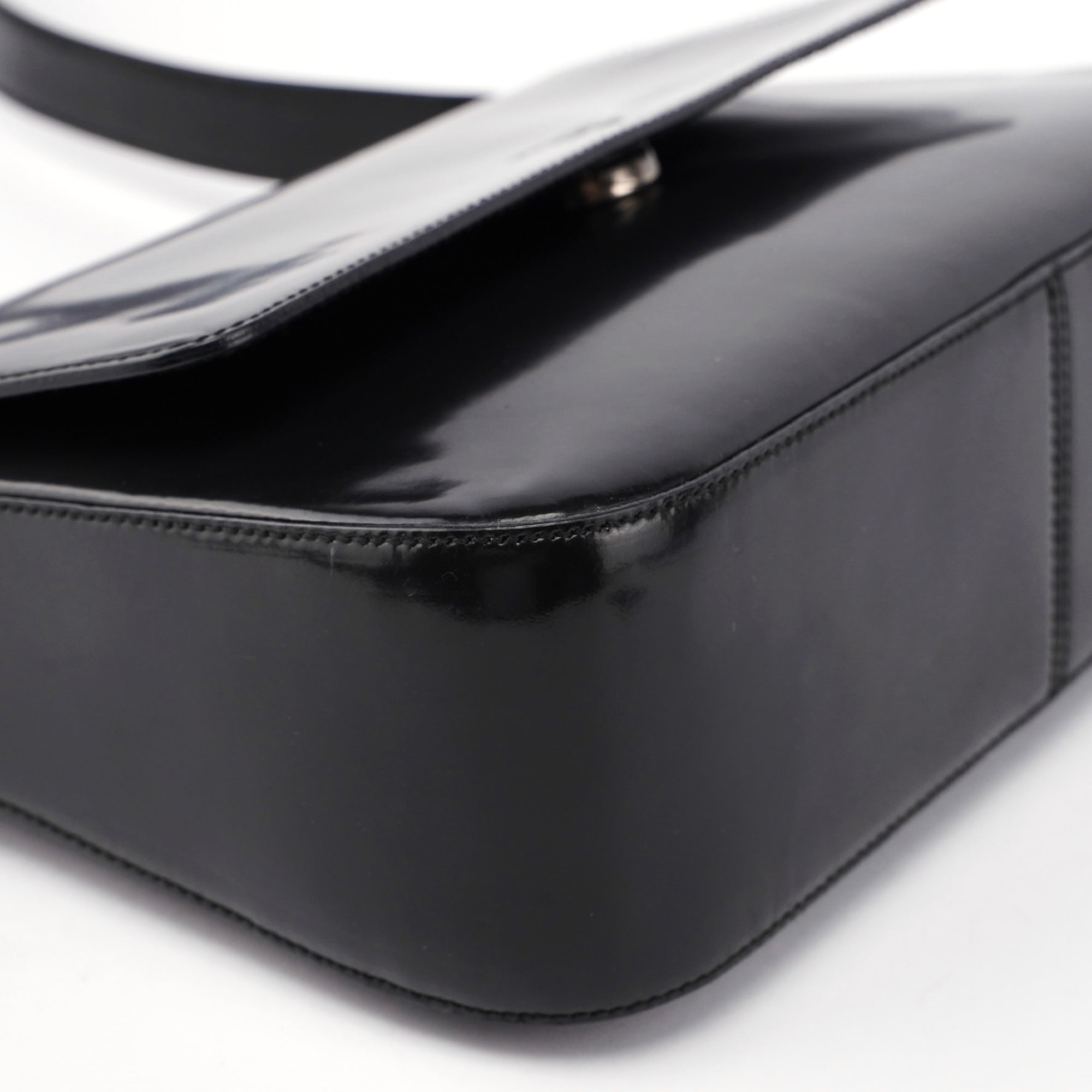 1995 Anthracite Spazzolato Shoulder Bag