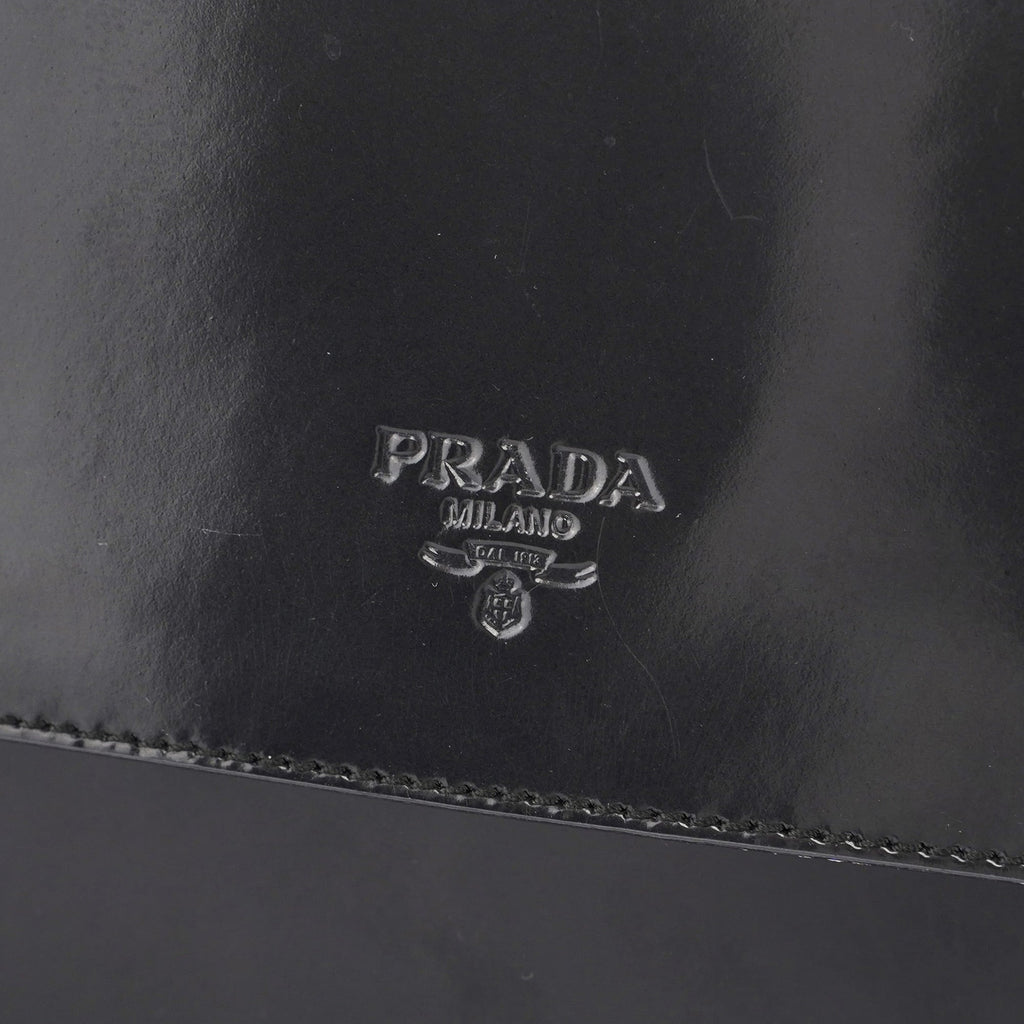 1995 Anthracite Spazzolato Shoulder Bag