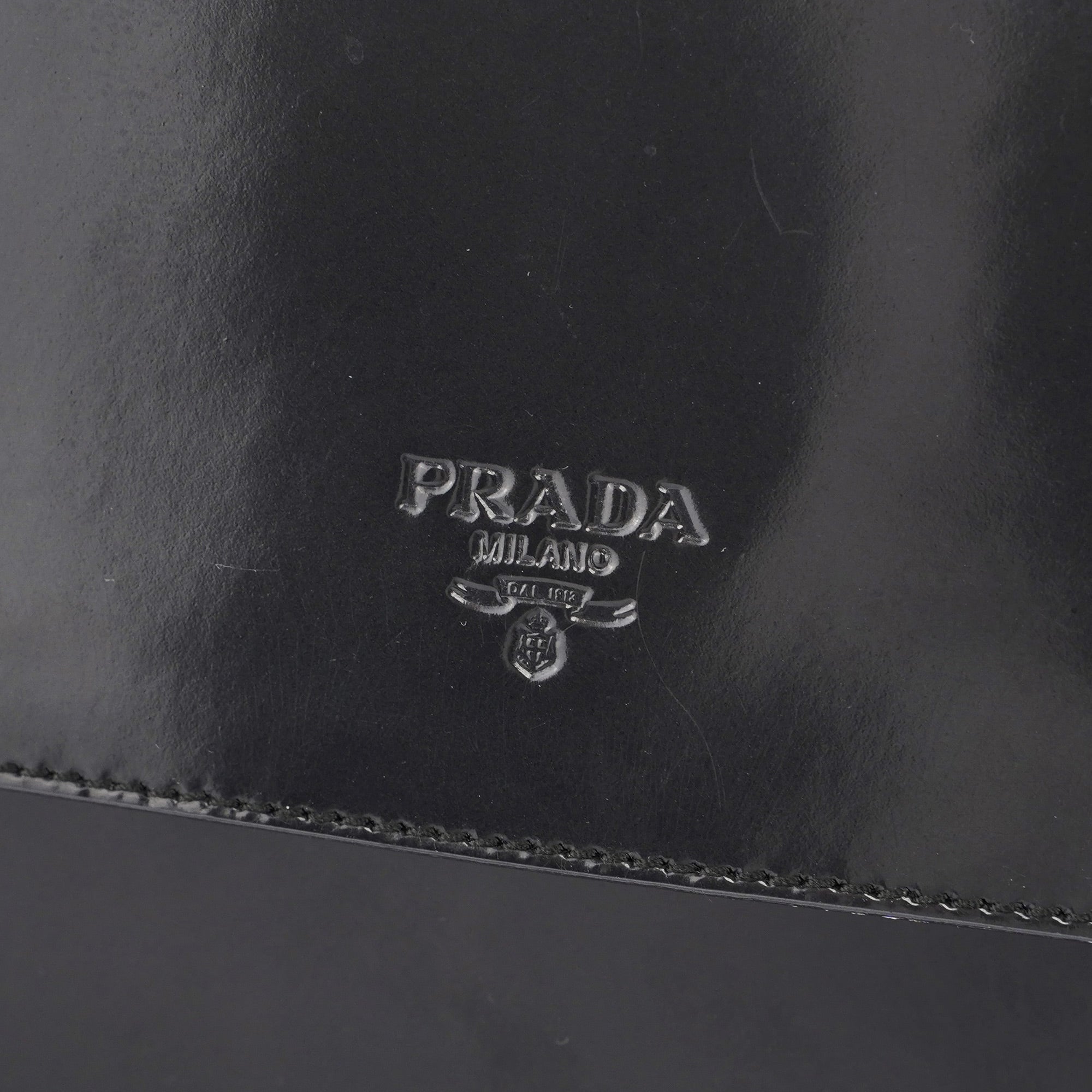 1995 Anthracite Spazzolato Shoulder Bag