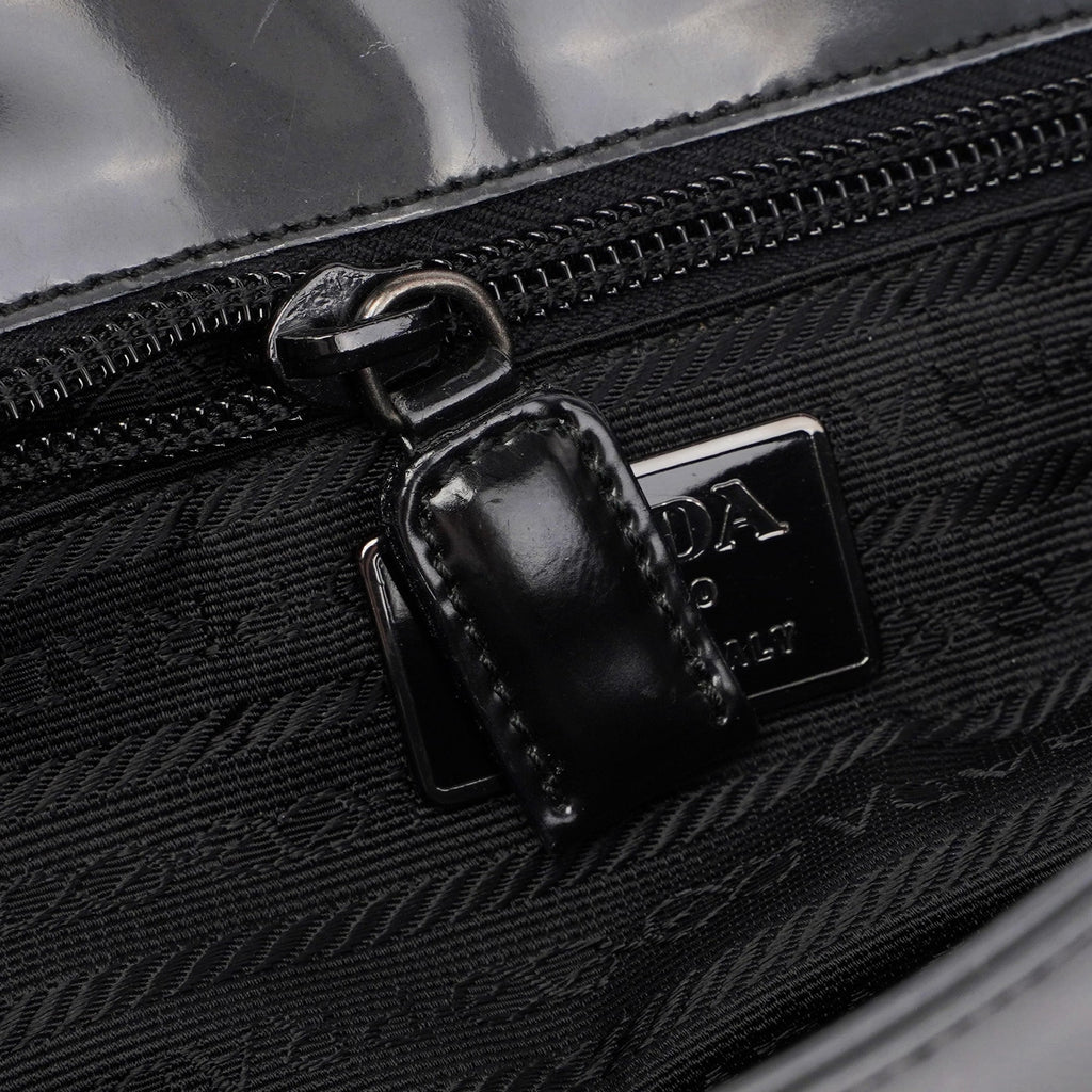 1995 Anthracite Spazzolato Shoulder Bag