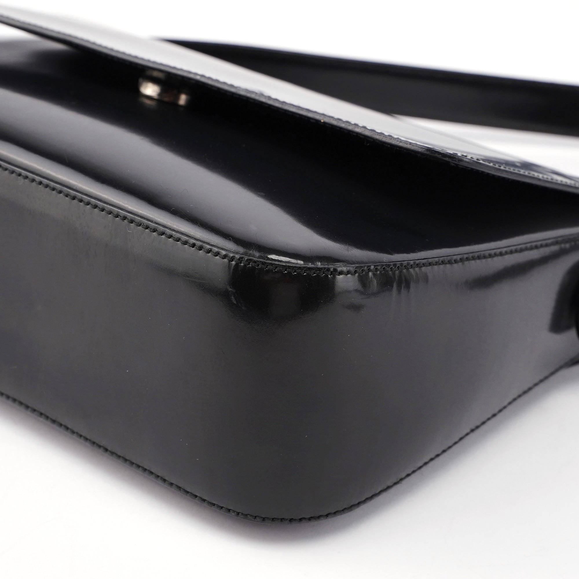 1995 Anthracite Spazzolato Shoulder Bag