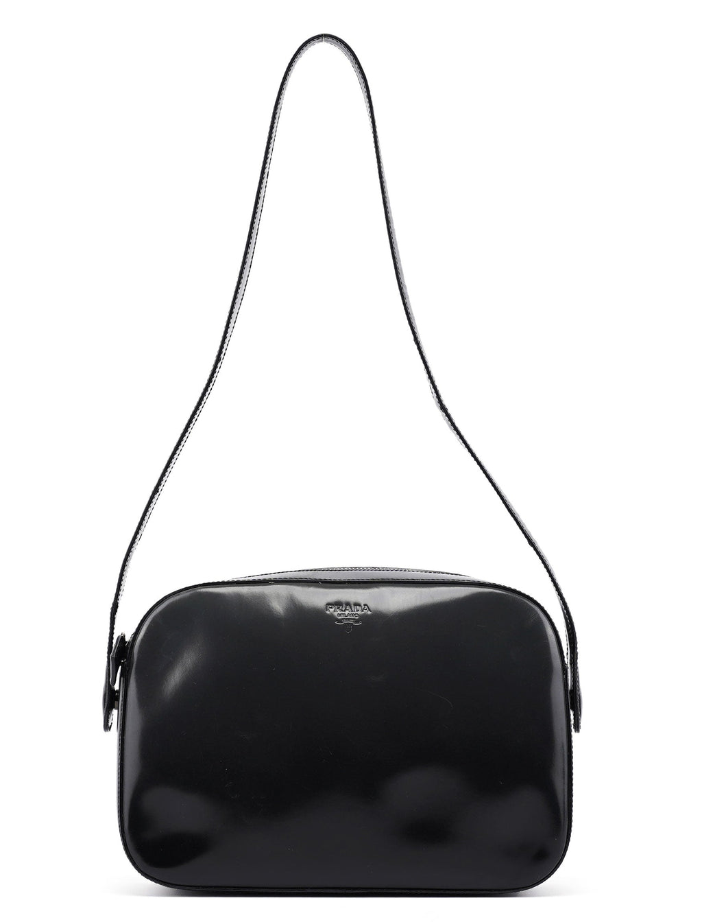 1995 Anthracite Spazzolato Shoulder Bag