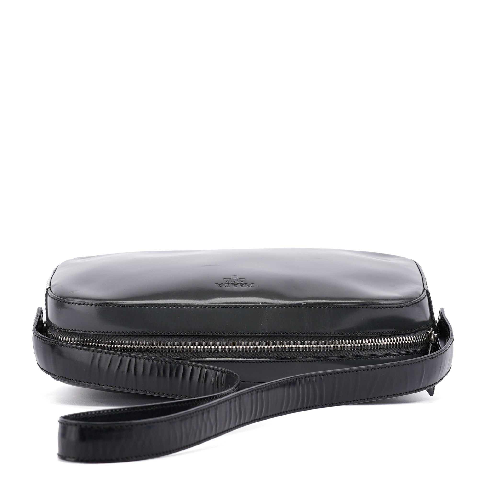 1995 Anthracite Spazzolato Shoulder Bag
