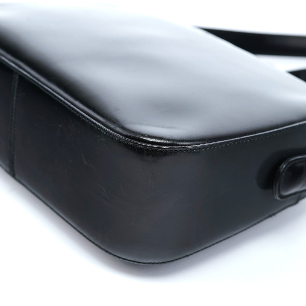 1995 Anthracite Spazzolato Shoulder Bag
