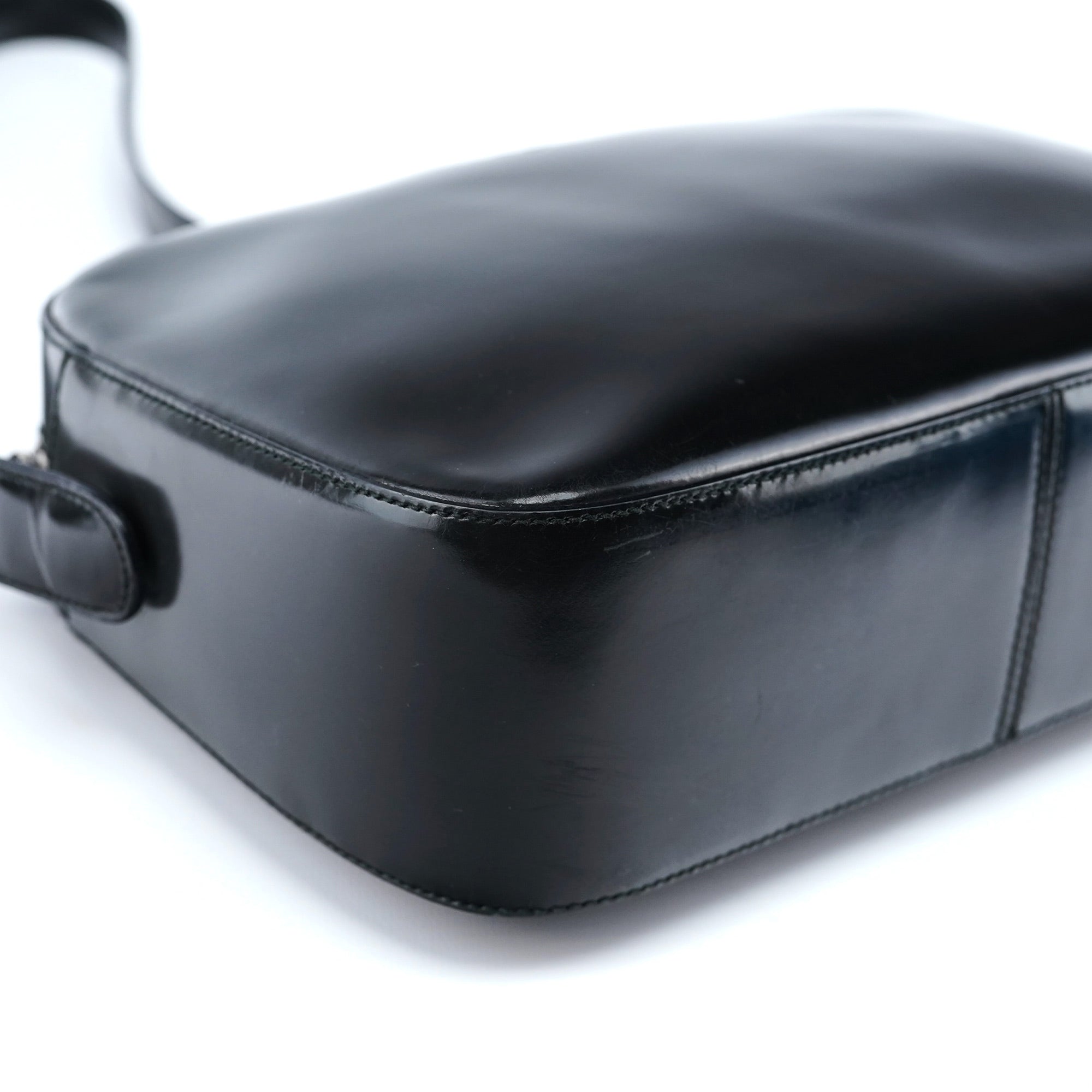 1995 Anthracite Spazzolato Shoulder Bag